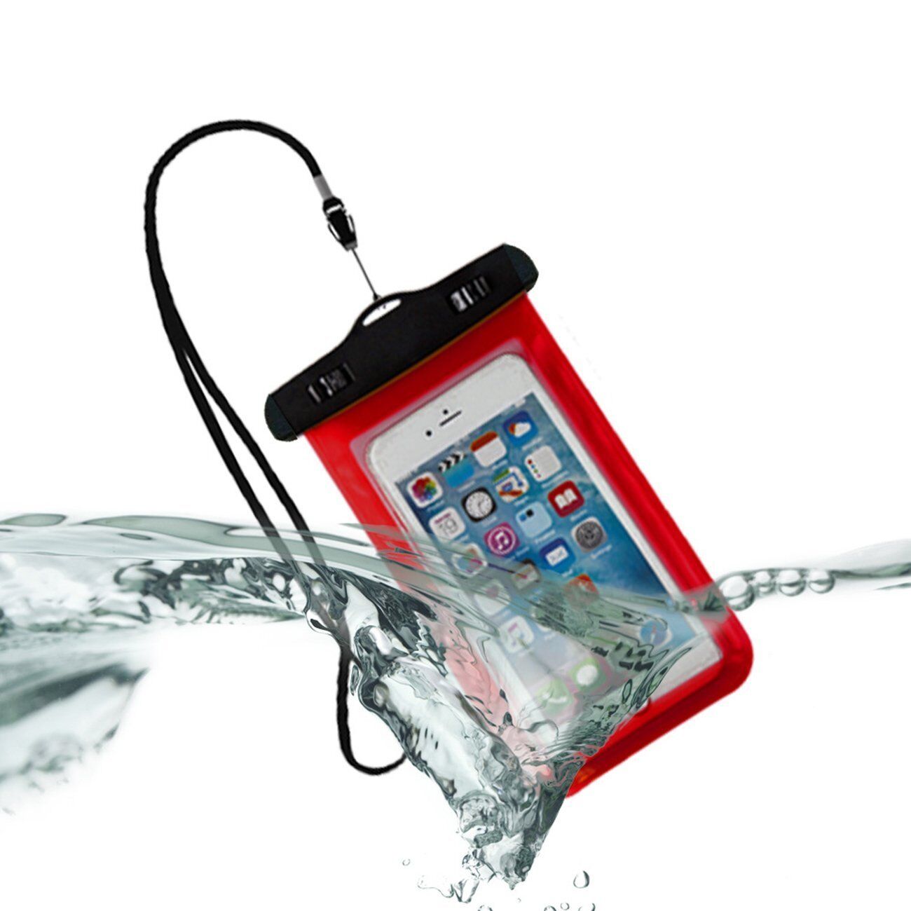20m Underwater Waterproof Case Fluorescent Cover Bag Dry Pouch For iPhone