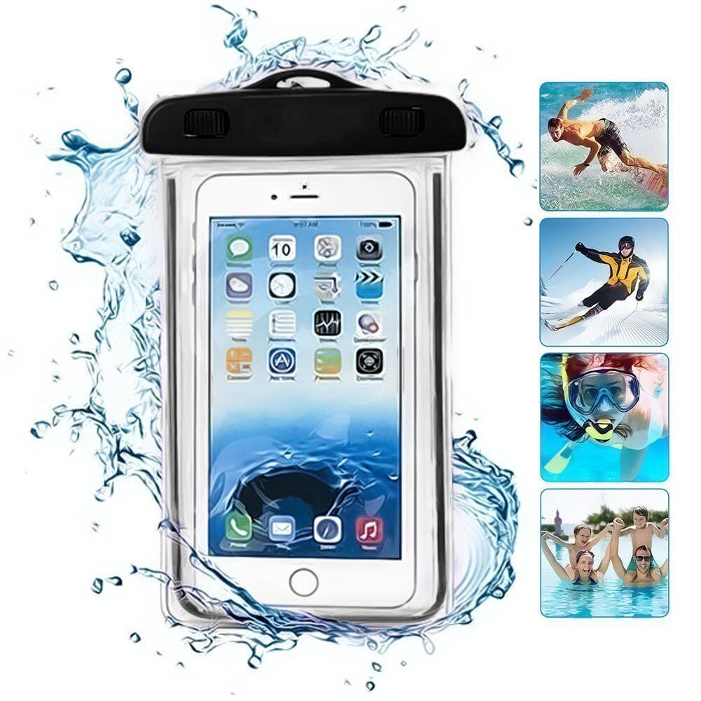 20m Underwater Waterproof Case Fluorescent Cover Bag Dry Pouch For iPhone
