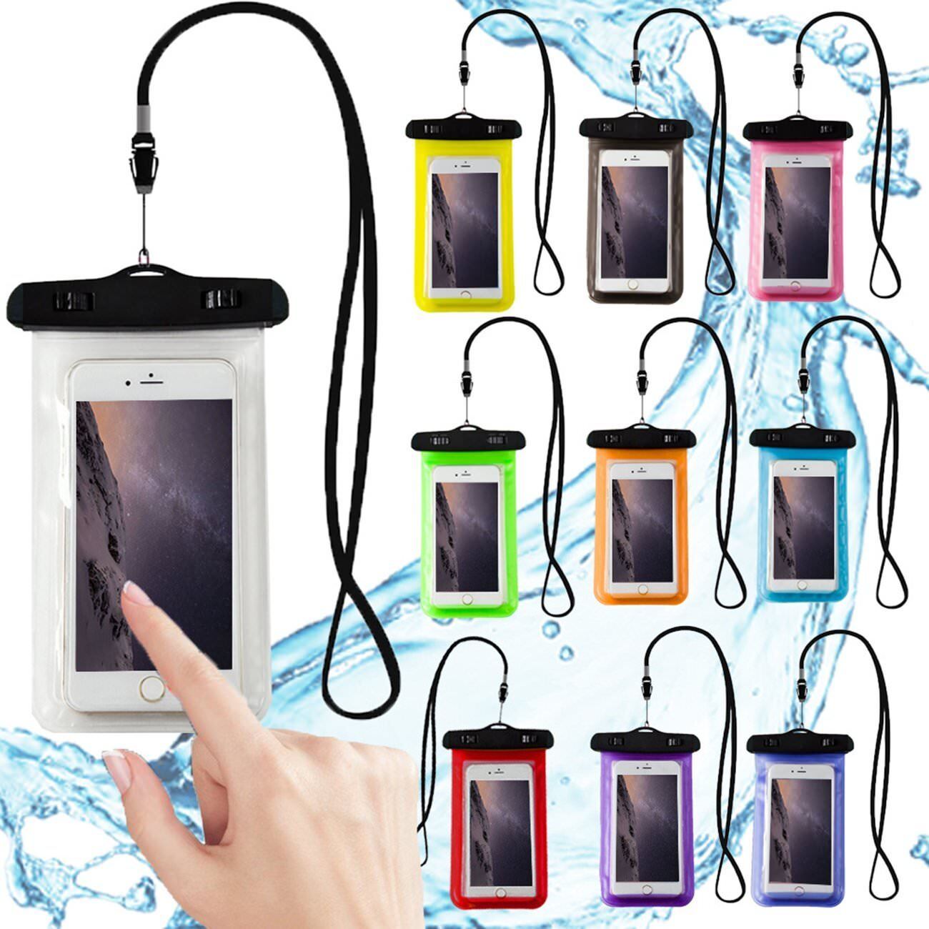 20m Underwater Waterproof Case Fluorescent Cover Bag Dry Pouch For iPhone