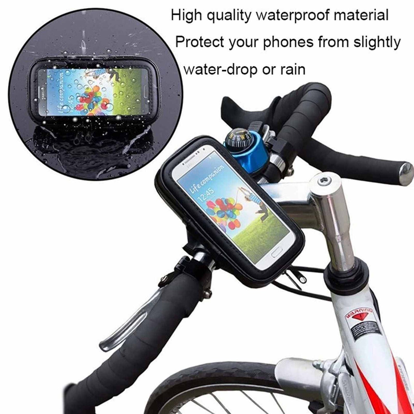 360° Waterproof Bike Bicycle Mount Holder Phone Case Cover For iPhone 6 6s