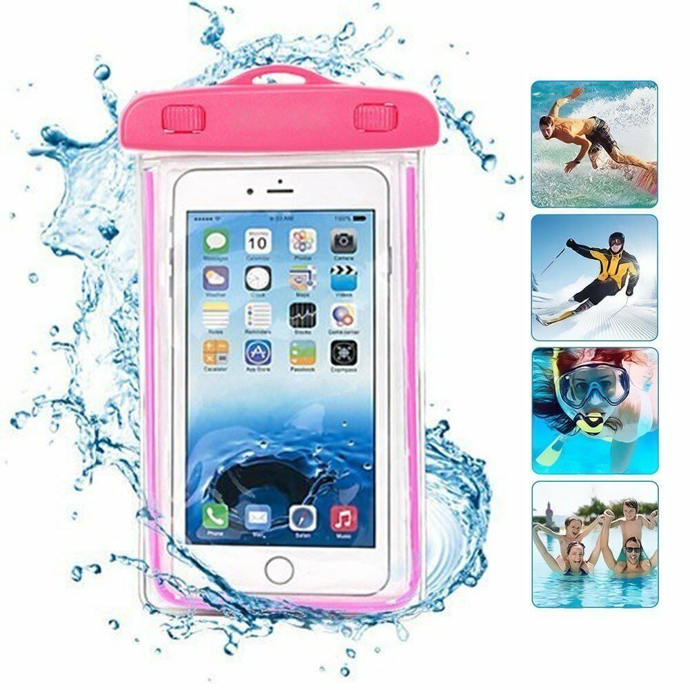 20m Underwater Waterproof Case Fluorescent Cover Bag Dry Pouch For iPhone