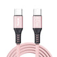 60W USB C to USB C Cable Nylon Braided (1.5 M) Fast Charging Cable for Apple, Samsung and all leading Brand devices.