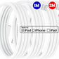 USB Cable For iPhone 7 8 6 5 X 11 12 13 Long Charger Charging Data Lead 1m 2m 3m