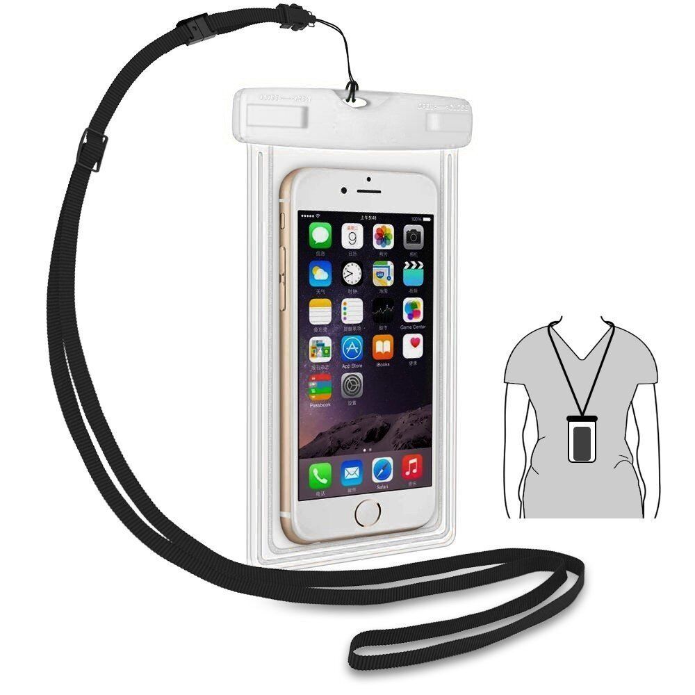 20m Underwater Waterproof Case Fluorescent Cover Bag Dry Pouch For iPhone