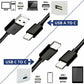 Type C USB-C Data Charging Cable Fast Charger For Samsung Galaxy S8 S9 S10 20 21