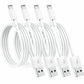 USB Cable For iPhone 7 8 6 5 X 11 12 13 Long Charger Charging Data Lead 1m 2m 3m