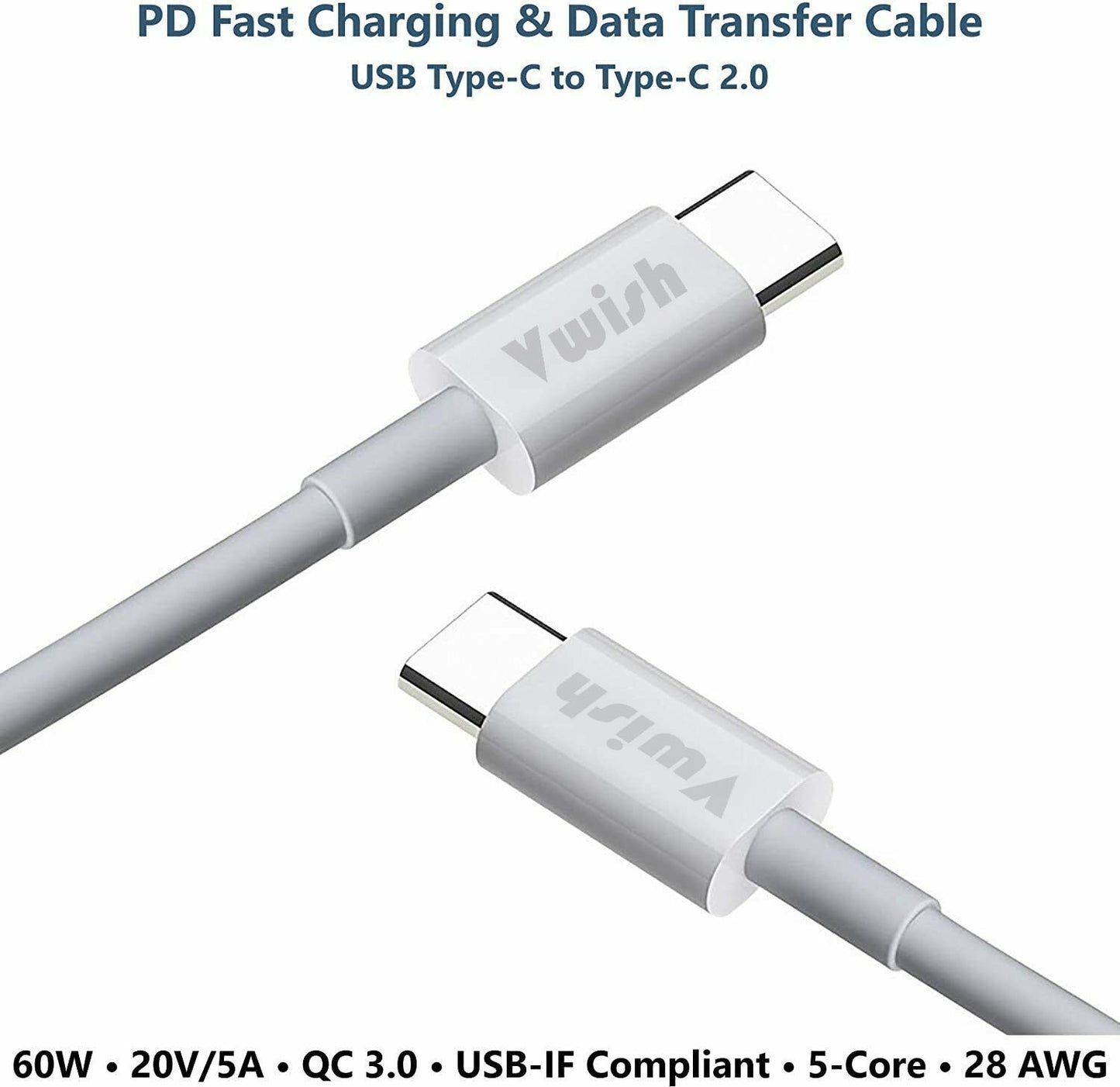 20W Fast Foldable Charger PD Plug OR Type-C Cable For Pixel 6 5 4 3 2 6a 4a 3a 6