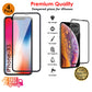 100% Genuine 10D Tempered Glass Screen Protector For iPhone XS - Black